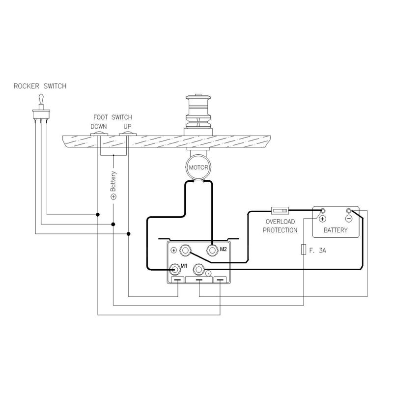 Mz Electronic Smart Windlass Kit + Magnetothermic + Dashboard ...