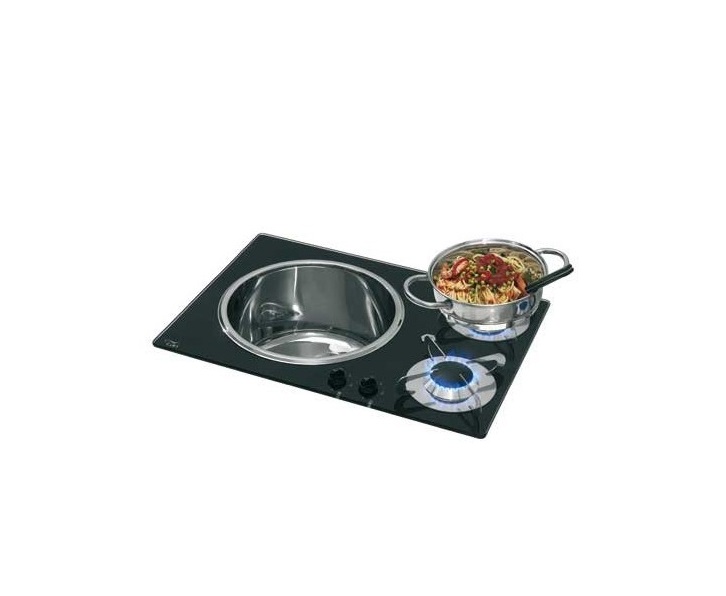 2-burner hob with sink - Stoves Kitchen Stoves - MTO Nautica Store