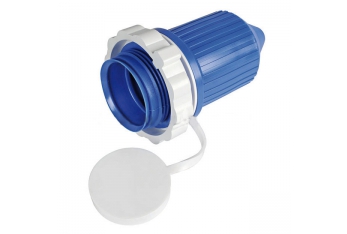 30A Tin Blue PVC Cap