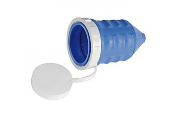 50A Tin Blue PVC Cap