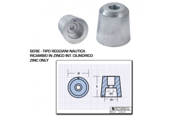 Zinc Spinner Reggiani Nautica Int. Cylindrical