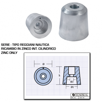 Zinc Spinner Reggiani Nautica Int. Cylindrical