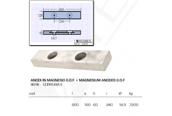 GDF Magnesium Anode Corrubia II series