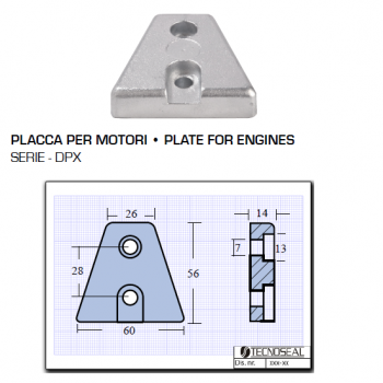 Plate for DPX Series Motors