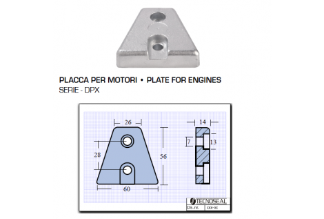 Plate for DPX Series Motors