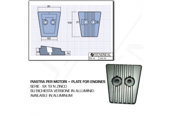 Plate for SX 19 N Zinc Motors