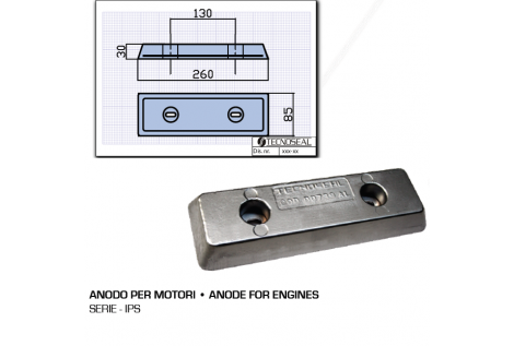 Aluminum Anode for IPS Series Motors