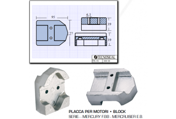 Plate for Mercury Mercruiser Engines