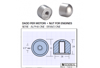 Nut for Series Alpha One Bravo One Engines