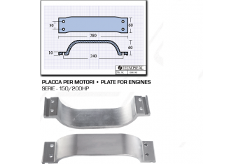 Plate for Motors Series 150 200 HP