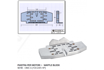 Plate for Motors Series OMC G 100 245 HP