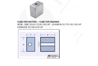 Cube for OMC engines Johnson Evinrude