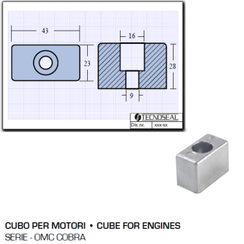 Cube for OMC Cobra Engines