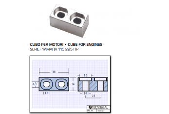 Cube for Yamaha 115 225 HP engines