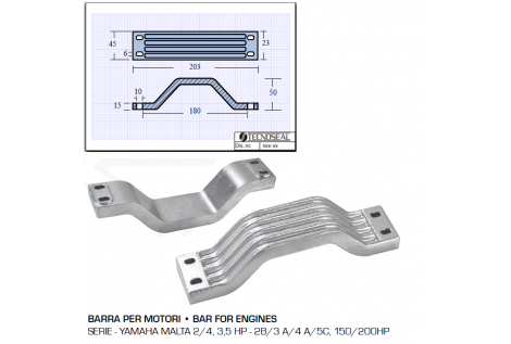 Bar for Yamaha Malta engines