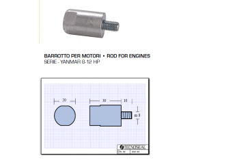 Barrel for Yanmar 8 12 HP engines