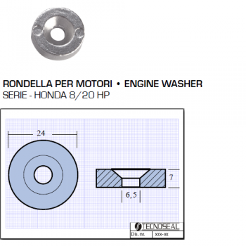 Washer for Honda 8 20 HP Engines