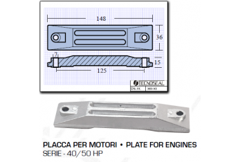 Plate for Honda Engines 40 50 HP