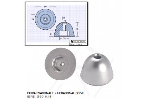 Hexagonal wishbone D 60 H 40