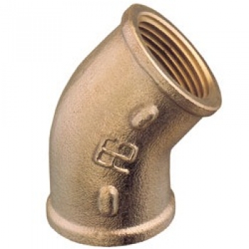 Elbow bend 45 FF Brass