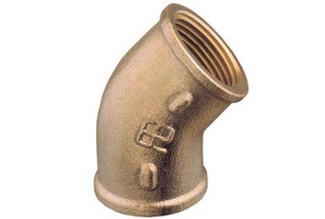 Elbow bend 45 FF Brass