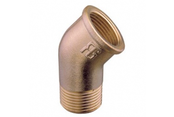 Elbow bend 45 MF Brass