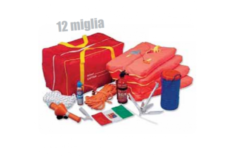 Complete Kit New Mandatory Safety Equipment 12Miglia