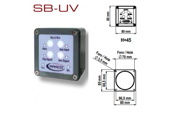 Control Panel 12 / 24V Electronic Whistles Marco SB-UV