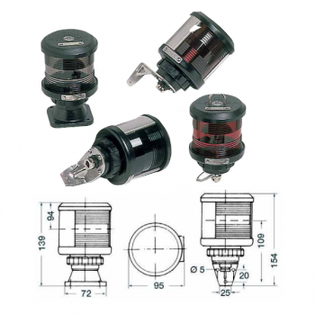 Navigation lights for hulls up to 20 m DHR