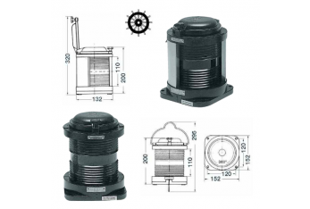 Navigation lights for hulls up to 50 m DHR