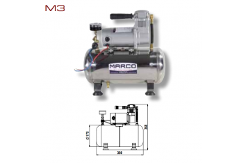 Compact Compressor Marco M3 8 Liters