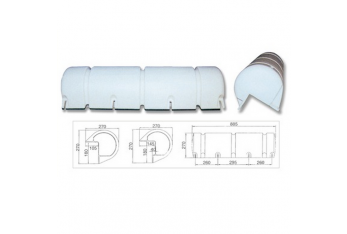 Inflatable White PVC Dock Protection