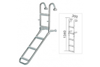 Folding ladder Confort 180 °