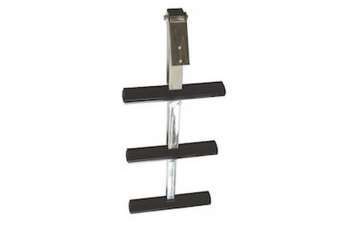 Telescopic ladder for divers in stainless steel 3 or 4 steps