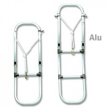 Folding ladder mod. Alfa for Inflatable Dinghies 3 or 4 Steps