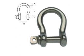 Omega Cetra Lyre Shackle with Stainless Steel Axle