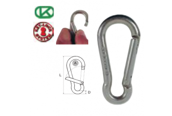 KONG Standard carabiner in AISI 316 Stainless Steel