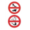 Prohibitions Self-adhesive