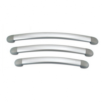 Aluminum handrail handle with terminals