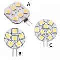 Circuit G4 LED lateral bulbs