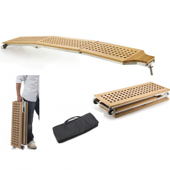 Tri-Folding Gangway Stainless Steel Structure and Grating Top