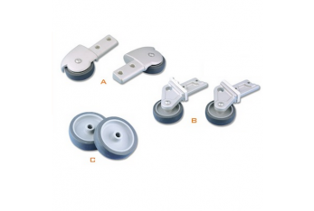 Replacement Wheels with Attachments for Walkways