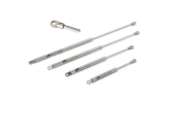 Telescopic gas springs in AISI 316 stainless steel