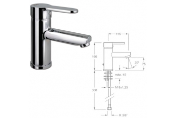 Mixer for Bathroom Sinks