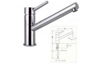 Swivel Mixer Swivel Jet Long Neck for Kitchen Sinks