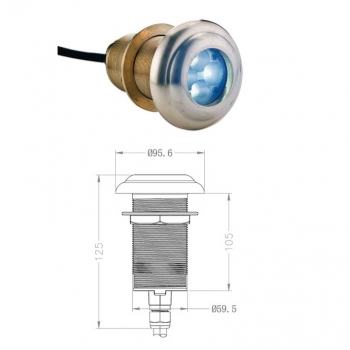 Underwater light Waterproof Halogen