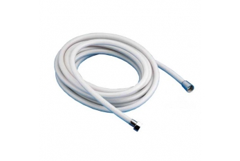 Flexible hose for shower screen with gaskets