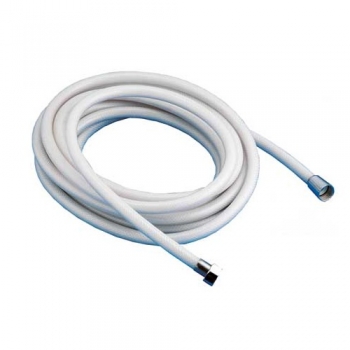 Flexible hose for shower screen with gaskets