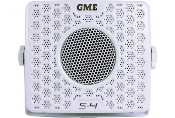 GME GS400 S-4 Loudspeakers Pair of Speaker Boxes, white