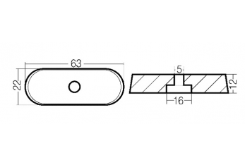 ANODE FOOT YAMAHA 6 / 8HP 4T ALL